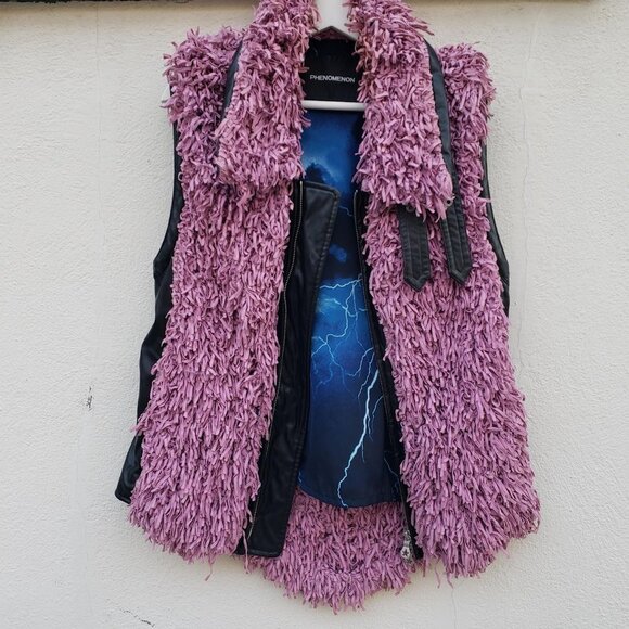 Phenomenon Japan A/W 2011 Pink Fringe Vest - Picture 12 of 13